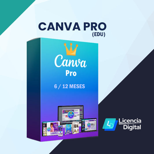 Canva PRO un año (EDU)