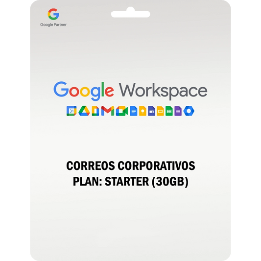 Correos corporativos - Google Workspace: Starter