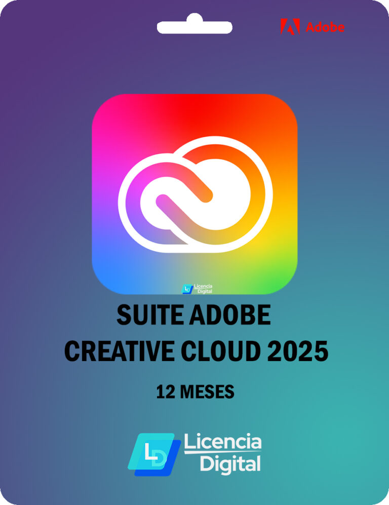 Suite Adobe Creative Cloud 2025 - Windows/Mac - Original - Licencia Digital
