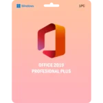 Licencia Microsoft Office 2019 Pro Plus Clave Retail - AL PC