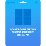 Licencias de Acceso de Cliente (CAL) de Windows Server 2022 Remote Desktop Services User (50)