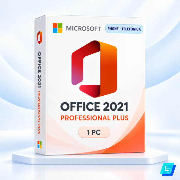 Microsoft Office 2021 Professional Plus activación telefónica Phone para 1 PC